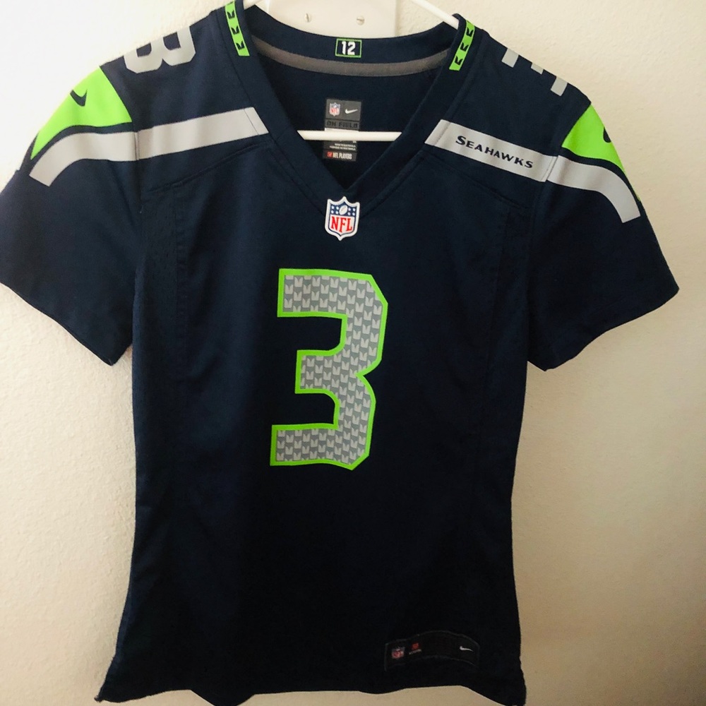 Women NFL Seattle Seahawks Russell Wilson Jersey